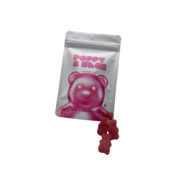 Poppy & Sage Edible Gummies (500mg) Maryland